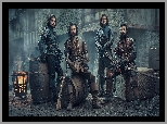 Howard Charles, Aramis, Tom Burke, D Artagnan, Portos, Serial, Muszkieterowie, Luke Pasqualino, Atos, The Musketeers, Santiago Cabrera